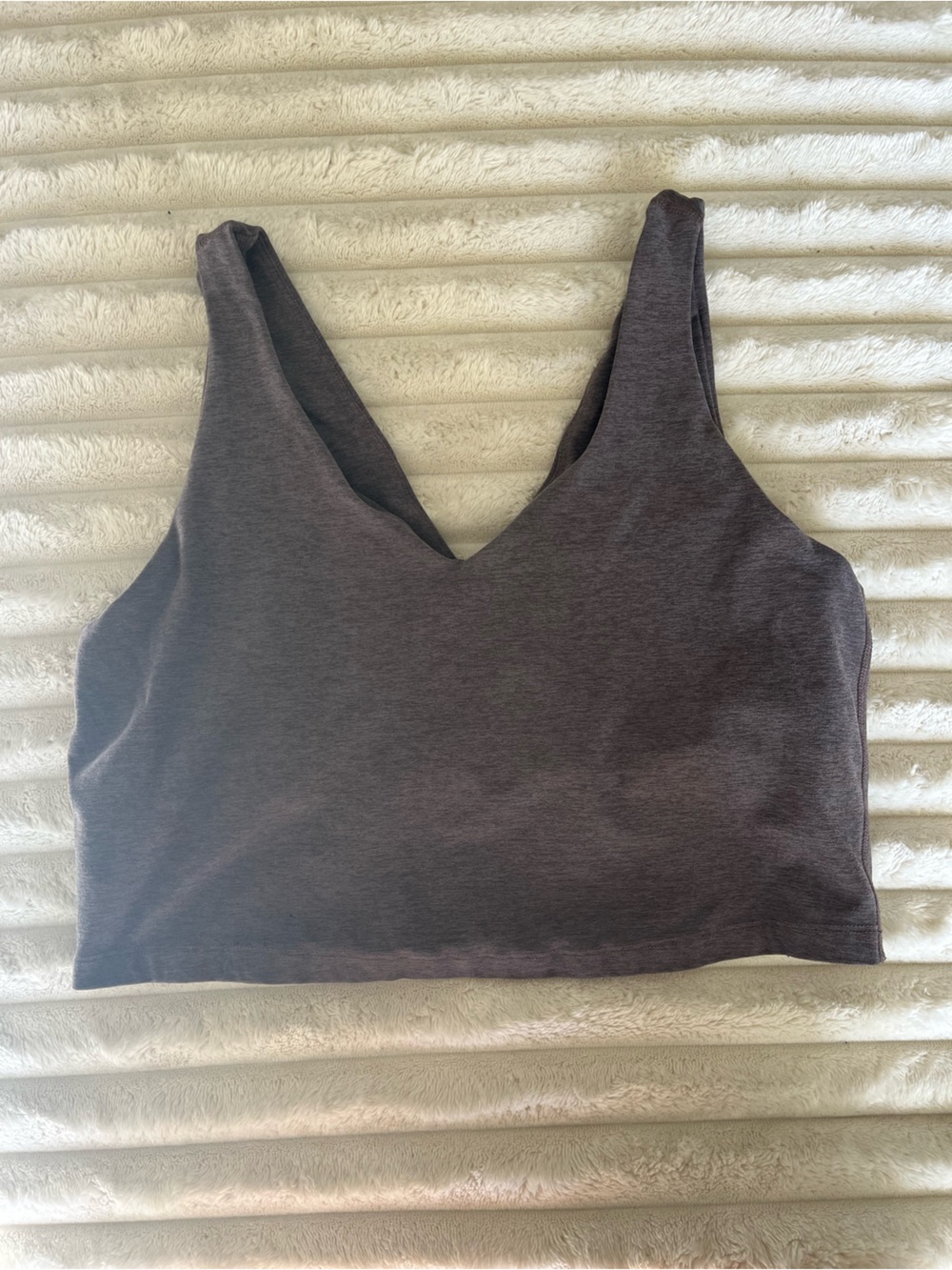 Beyond Yoga Gray Sports Bra